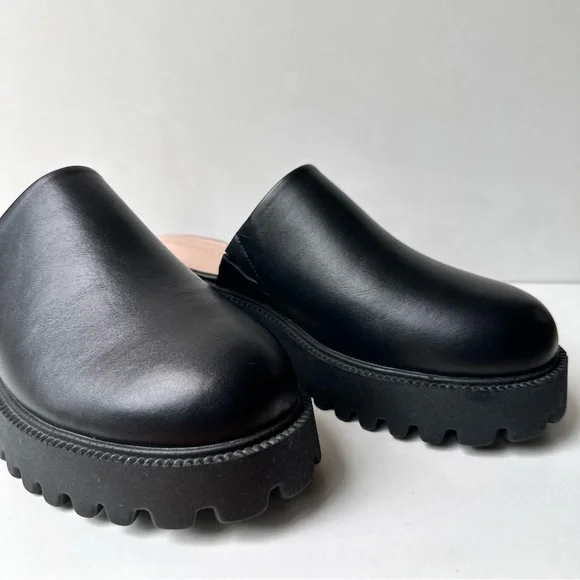 Sincerely Jules Womens Bolt Black Platform Chunky Clog Mule 90's Style Shoe  10M - Picture 5 of 15
